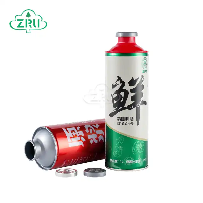 1L Beer Cans With Lids